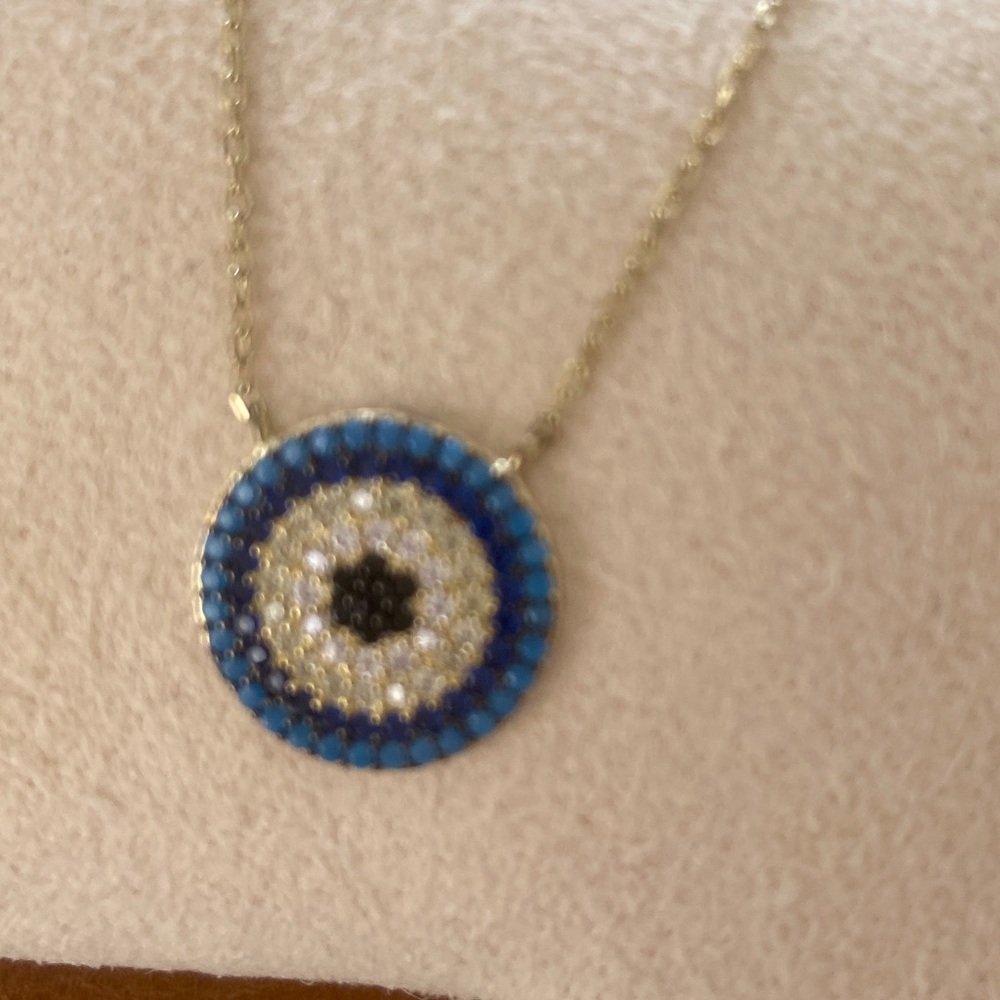 Anthropologie evil eye necklace brand new - Picture 9 of 10